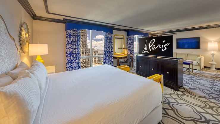 The Nice suite at the Paris casino-hotel is seen on Wednesday