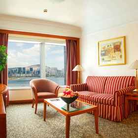 Living area 8 Harbour Plaza North Point, Hotel Eastern District