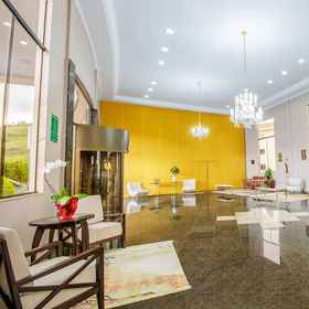 Reception1Hotel Golden Park All Inclusive Poços de Caldas By Nacional Inn,波苏斯迪卡尔达斯购物中心飯店