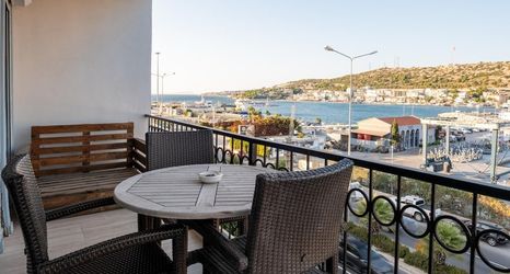 其他 2 Flat w Sea View Balcony 3 min to Cesme Marina