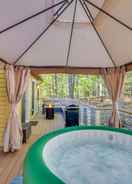 Primary image Forest-view Poconos Cabin w/ Seasonal Hot Tub!