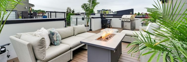 Others Luxury Seattle Home w/ Rooftop Deck + Fire Pit!