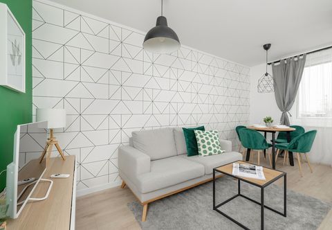 Others White and Green Apartment by Renters