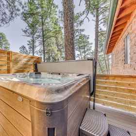 Interior 1 Cozy Ruidoso Cabin w/ Hot Tub, Near Skiing!, The Links at Sierra Blanca Hotels