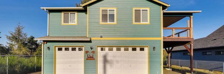 Others Canal-front Home in Ocean Shores w/ Dock & Views!