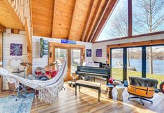 Others 5 Riverfront A-frame Cabin in Troy w/ Pool & Dock!