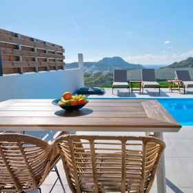 Room 1 Villa Iris in Mariou, Dimos Agios Vasileios Hotels