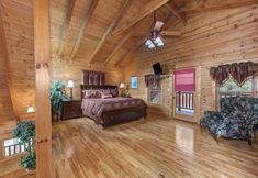 Lain-lain 5 Cozy Log Cabin w/ Hot Tub & Game Room!