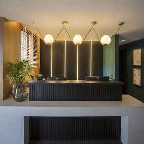 Reception 1 พีโนต์ โฮเทล, โรงแรม & ที่พัก หอประชุมเคลาดิโอ ซานโตโร