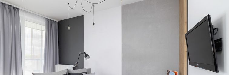 Khác Black and Grey Apartment by Renters
