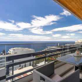 Room 1 몬루멘탈 아파트먼트 610 발코니 바다 전망, 푼샬 호텔