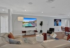 其他 3 Luxe 4BR Waterfront w Htd Pool 5min to Beach