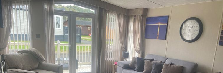 อื่นๆ Luxury Rural Hottub Lodge in Northumberland