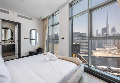 Others Luxurious 2BR w/ Waterfront and Burj Khalifa View