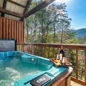 Room 1 距离帕克威几分钟 I 私人 I 观景 I 热水浴缸, Pigeon Forge 酒店