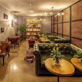 Lobby lounge 1 James Joyce Coffetel (Culture Center Metro Station, Youyi Road), Tianjin Polytechnic University Hotels