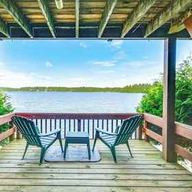 Primary image1Waterfront Harrisville Home w/ Outdoor Fireplace!,刘易斯县飯店