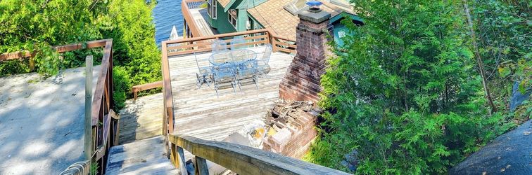 Others Waterfront Harrisville Home w/ Outdoor Fireplace!