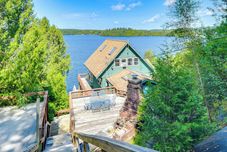 Others Waterfront Harrisville Home w/ Outdoor Fireplace!