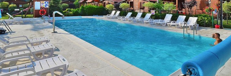 其他 Holiday House Near the Sea, Swimming Pool, Mielno