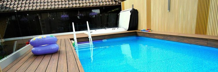 Lain-lain A Comfortable Holiday Home With a Swimming Pool and Jacuzzi in Miedzywodzie