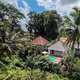 Primary image 1 Hanging Gardens Villa by EVDEkimi - Elegant 3BR Jungle oasis with Hammock, Wantilan Desa Adat Kekeran Hotels
