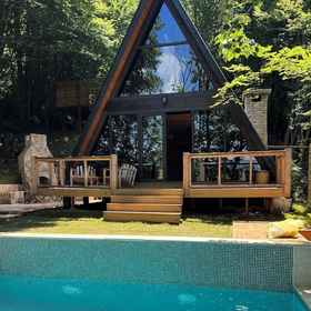 Room 1 ชาเลต์ ซาปานกา, โรงแรม & ที่พัก Backyard Sapanca Kahvaltı & Bungalov