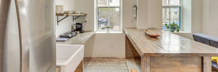 其他 Walk to Waterfront: Chic Hudson Valley Garden Apt