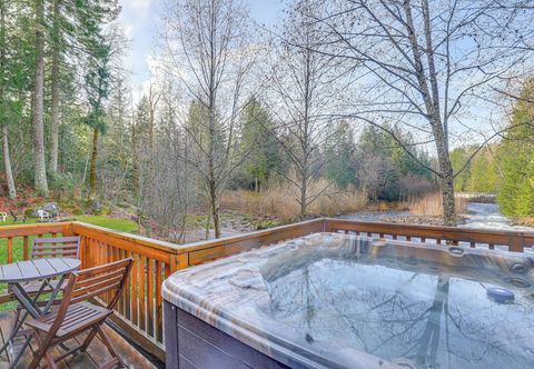 Others Pet-friendly Riverfront Cabin w/ Hot Tub