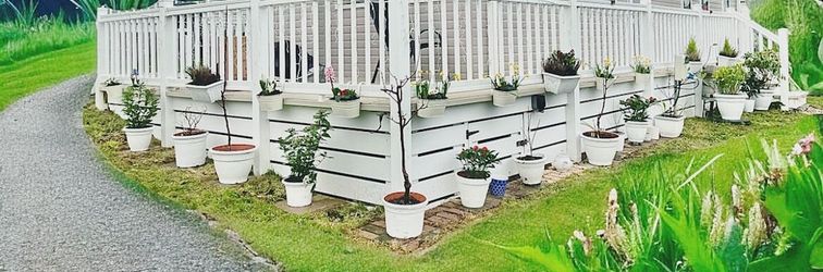 其他 Cozy Newquay Lodge With Private Hot Tub,