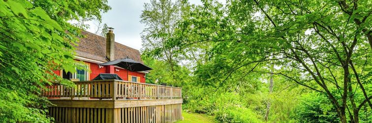 其他 Mtn-view Deck & Grill: Creekside Catskills Cabin!