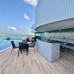 Lanai 1 RN Studio Apto 818-Mandi Hospitalidade, Hotel Pantai Pratagi