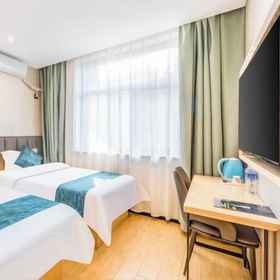 Room 1 GreenTree Inn Express Hotel (Beijing Fangshan District Government Longhu Tianjie), Longfor Xiyue Paradise Walk Hotels