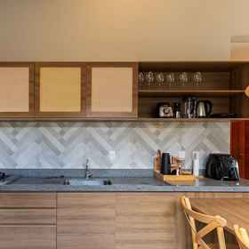 Private kitchen1Your Perfect and Complete Stay in Barra Grande, Marau - CDL,巴伊亚州公寓