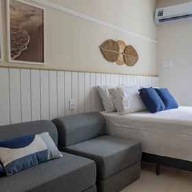Room1Apartamento Moderno com Wi-fi em Frente a Praia,桑托斯飯店