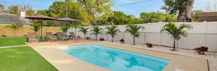 其他 Palm Oasis 2 2 Serene Backyard Private Poolside