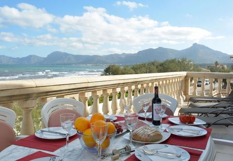 其他 Mallorca Beach Front Line Apartment 6 Pers