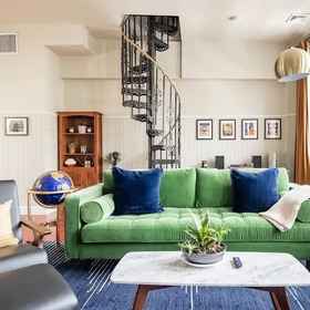 Room1Lofty Bright Greenwich Getaway w Private Rooftop,联合广场飯店