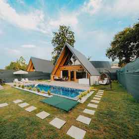 Terrace/patio 1 Sapanca Özfer Bungalov, โรงแรม & ที่พัก มหาวิทยาลัยซาคาร์ยา