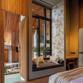 Room 1 Villa Feh Bali by House of Winds - Neo Tropical Eden Near Canggu, Aga Solas - Bumbak 호텔