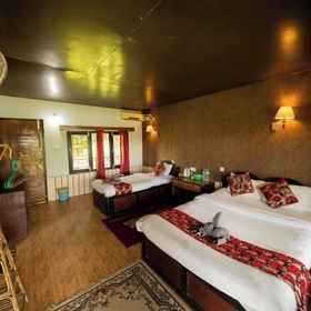 Room 1 Wild Adventure Resort - Sunset Point, Nepal Can Move Chitwan 호텔
