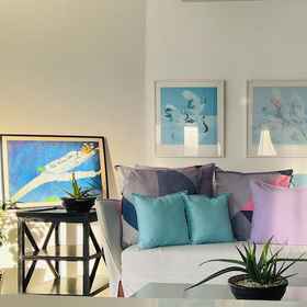 Living area 6 Stunning luxe 220sm villa by the sea entirely private with own pool, Cheey Hotels