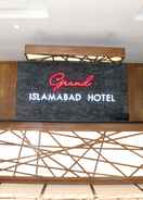 Meja sambut tetamu Grand Islamabad Hotel