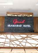 Meja sambut tetamu Grand Islamabad Hotel