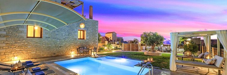 Others Cretan Sunrise Villa with Heated Pool