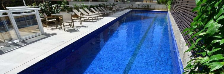 기타 Flat no novo edifício conceito com linda vista mar