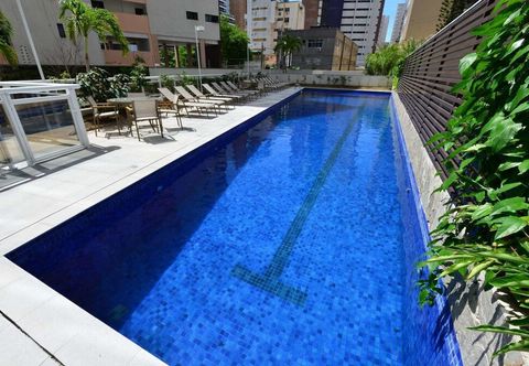 기타 Flat no novo edifício conceito com linda vista mar