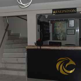 Reception 1 アキラ ビーチ ホテル, フェティエ魚市場 ホテル