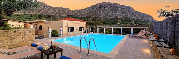 其他 Cretan Kera Villa Heated Pool