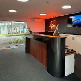 Reception 1 Belt Road Seaside Holiday Park, New Plymouth Hotels